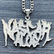 Load image into Gallery viewer, Etched 'NASCAR ALOE' Necklace