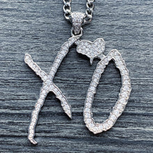 Load image into Gallery viewer, Iced Out 'XO' Necklace