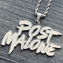 Load image into Gallery viewer, Etched &#39;Post Malone&#39; Necklace
