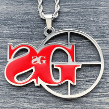 Load image into Gallery viewer, Red 'SG' Necklace