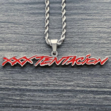 Load image into Gallery viewer, Red 'XXXTENTACION' Necklace