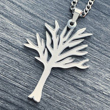 Load image into Gallery viewer, Etched 'Tree of Life' Necklace