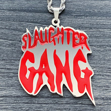 Load image into Gallery viewer, Red 'Slaughter Gang' Necklace