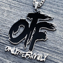 Load image into Gallery viewer, Black 'OTF' Necklace