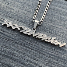 Load image into Gallery viewer, Etched &#39;XXXTENTACION&#39; Necklace
