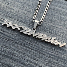 Load image into Gallery viewer, Etched 'XXXTENTACION' Necklace