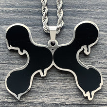 Load image into Gallery viewer, Black 'DXXM Life' Necklace