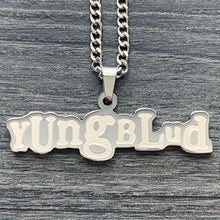 Load image into Gallery viewer, Etched 'yUngbLud' Necklace