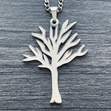 Load image into Gallery viewer, Etched 'Tree of Life' Necklace