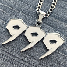 Load image into Gallery viewer, 'Triple 9' Necklace
