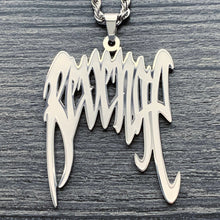 Load image into Gallery viewer, Etched 'Revenge' Necklace