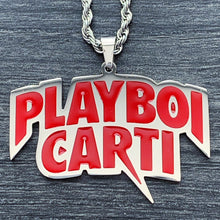Load image into Gallery viewer, Red 'Playboi Carti' Necklace