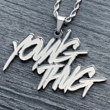 Load image into Gallery viewer, Etched 'Young Thug' Necklace