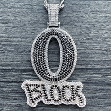 Load image into Gallery viewer, Black Ice 'O Block' Necklace