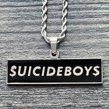 Load image into Gallery viewer, Black '$UICIDEBOY$' Necklace