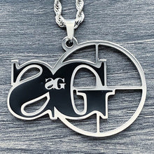 Load image into Gallery viewer, Black 'SG' Necklace