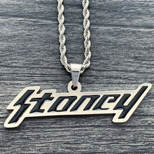 Load image into Gallery viewer, Black 'Stoney' Necklace