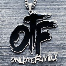 Load image into Gallery viewer, Black 'OTF' Necklace