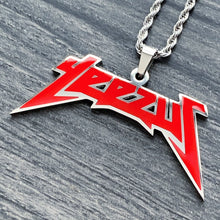 Load image into Gallery viewer, Red 'Yeezus' Necklace