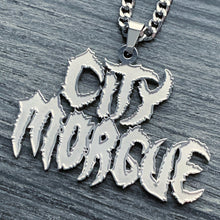 Load image into Gallery viewer, Etched 'CITY MORGUE' Necklace