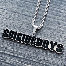 Load image into Gallery viewer, Black 'SUICIDEBOYS' Necklace