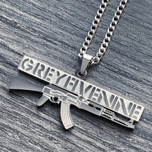 Load image into Gallery viewer, Etched 'AK' Necklace
