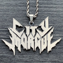 Load image into Gallery viewer, Etched &#39;City Morgue&#39; Necklace
