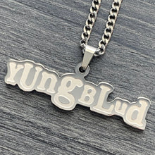 Load image into Gallery viewer, Etched 'yUngbLud' Necklace