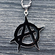 Load image into Gallery viewer, Black 'Anarchy' Necklace