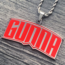 Load image into Gallery viewer, Red 'GUNNA' Necklace