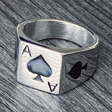 Load image into Gallery viewer, 'Ace of Spades' Ring