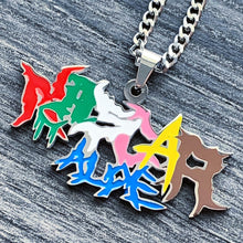 Load image into Gallery viewer, Multicolor 'NASCAR ALOE' Necklace