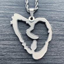 Load image into Gallery viewer, Etched 'Heartbreak' Necklace
