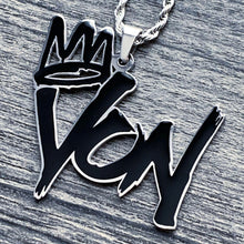 Load image into Gallery viewer, Black 'King Von' Necklace
