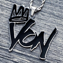 Load image into Gallery viewer, Black &#39;King Von&#39; Necklace
