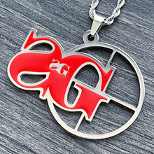 Load image into Gallery viewer, Red 'SG' Necklace