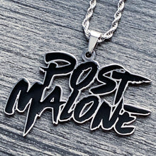 Load image into Gallery viewer, Black &#39;Post Malone&#39; Necklace
