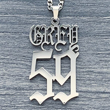 Load image into Gallery viewer, 'GREY59' Necklace