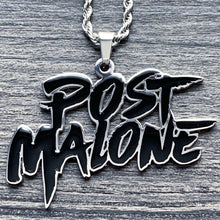 Load image into Gallery viewer, Black 'Post Malone' Necklace