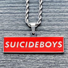 Load image into Gallery viewer, Red '$UICIDEBOY$' Necklace