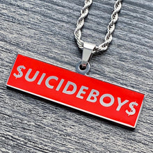 Load image into Gallery viewer, Red '$UICIDEBOY$' Necklace