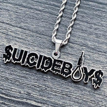 Load image into Gallery viewer, Black '$UICIDEBOY$' Necklace