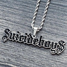 Load image into Gallery viewer, Black '$uicideboy$' Necklace