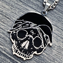 Load image into Gallery viewer, Black 'G59 Skull' Necklace