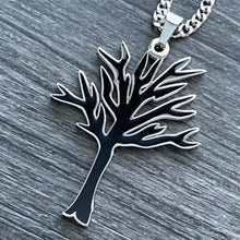 Load image into Gallery viewer, Black 'Tree of Life' Necklace