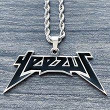 Load image into Gallery viewer, Black 'Yeezus' Necklace