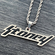 Load image into Gallery viewer, Black 'Stoney' Necklace