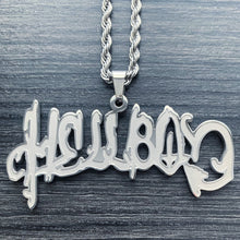 Load image into Gallery viewer, Etched 'Hellboy' Necklace