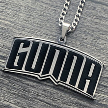 Load image into Gallery viewer, Black 'GUNNA' Necklace