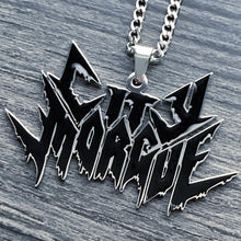 Load image into Gallery viewer, Black 'City Morgue' Necklace